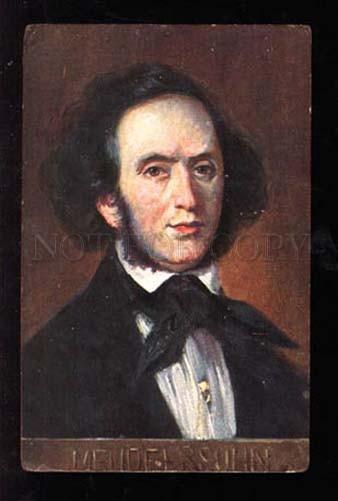 025610 MENDELSSOHN BARTHOLDY German COMPOSER by EICHHORN old