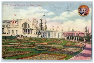 1909 Looking Southwest From Music Pavilion Seattle Washington WA Expo Postcard