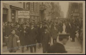 Germany Post-WWI Revolution Koeln Cologne 1919 Strike RPPC 61393