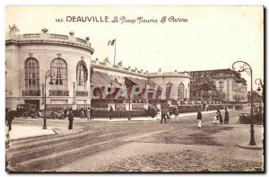 Old Postcard Deauville Casino