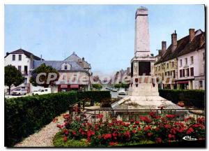 Modern Postcard Villeneuve the Archbishop Yonne Rue de la Republique view fro...