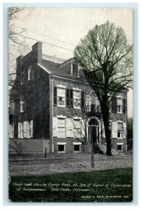 c1910s House Built By George Read 1801 New Castle Delaware DE Posted Postcard 