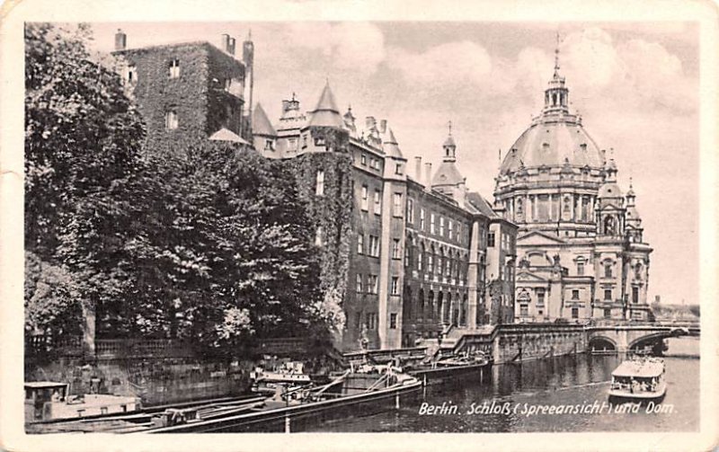 Schlob Spreeansicht und Dom Berlin Germany Unused 