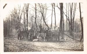 E49/ New Ulm Minnesota Mn Real Photo RPPC Postcard c1910 Rabbit Hunting 5