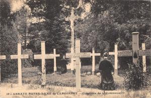 BF6485 abbaye notre dame de langonnet cimetiere de la co france      France