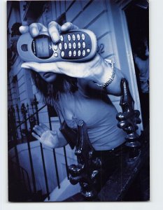 Postcard Woman Holding a Motorola Cellphone One2One Ad