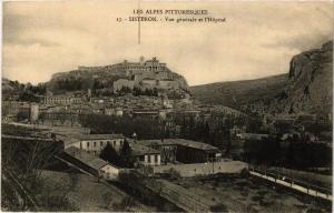 CPA SISTERON Vue générale et l'Hopital (683652)