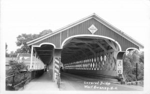 Postcard RPPC New New Hampshire Covered Bridge 1950s 23-4846