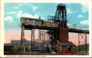 Postcard Shaft House, Underground Mine in Eveleth, Minnesota~139007