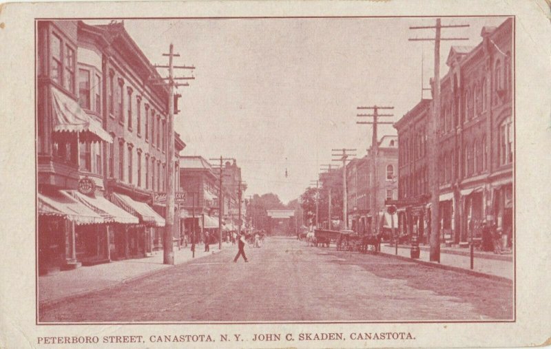 CANASTOTA, New York, 1900-10s; Peterboro Street