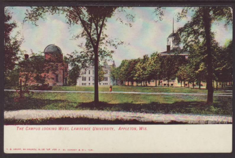 Campus,Lawrence University,Appleton,WI Postcard 