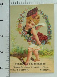 Lot of 4 Partridge & Richardson Bee Hive Stores Adorable Cherubs Fan Flowers P79