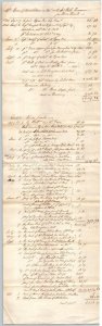 1844  Middletown  Connecticut  Town Treasurer  26 x 8