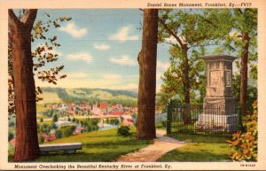 Kentucky Frankfort Daniel Boone Monument Curteich