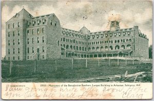 1908 Monastery Benedictine Brothers Largest Building Subiacco AR Posted Postcard