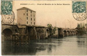 CPA POISSY - Pont et Moulin de la Reine Blanche (102854)