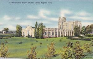 Iowa Cedar Rapids Water Works Curteich