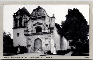 Royal Presidio Chapel Monterey California CA Parish Church Building Postcard