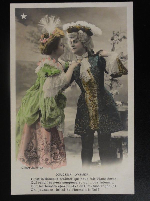 French Romance: Douceur d'aimer / Pub by Stebbing Series 776 c1905 Dandies