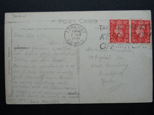 Devon TOTNES LANDING STAGE shows Paddle Steamer DARTMOUTH CASTLE c1940s Postcard