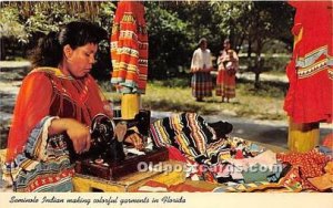 Seminole Indians, Florida USA Unused 