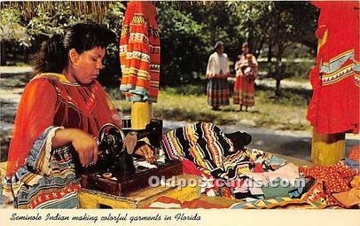 Seminole Indians, Florida USA Unused 