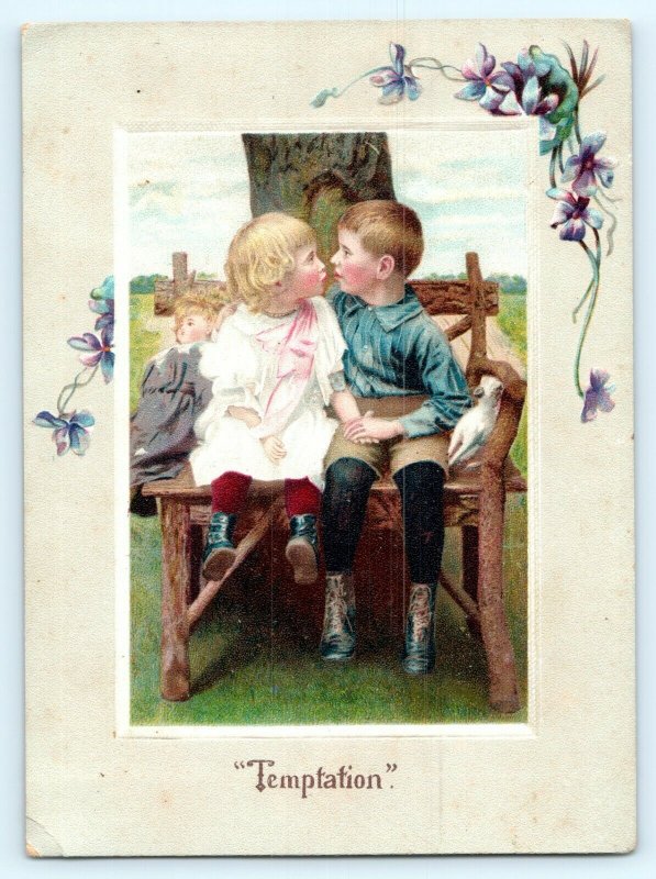 c1900s Bridgton ME Roes & Frisbie Herald Ranges Trade Card Oscar Thomas Vtg C12