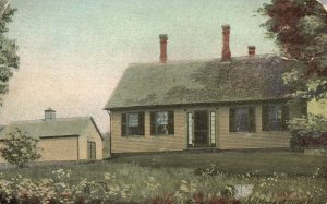 Vintage Postcard 1909 Old House Home of Lillian Nordica Singer Farmington Maine