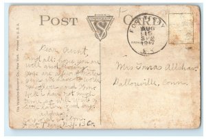 1917 Fort Terry NY Somewhere On The Atlantic Coast Guard Cannons Posted Postcard