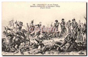Old Postcard History Napoleon and his time Bataile d & # 39Austerlitz (2 Dece...