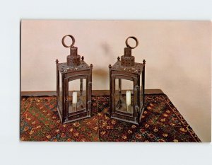 Postcard The Signal Lanterns Of Paul Revere, Old North Church, Boston, M. A.