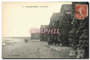 Old Postcard Luc Sur Mer Caves