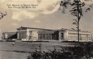 Chicago Illinois~World's Fair~Field Museum of Natural History~1933 B&W Postcard