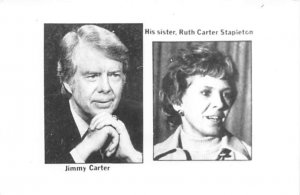 Jimmy Carter and his sister Ruth Carter Stapleton Jimmy Carter and his sister...