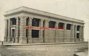OH, Archbold, Ohio, RPPC, Farmers & Merchant's Bank, 1918 PM, Photo