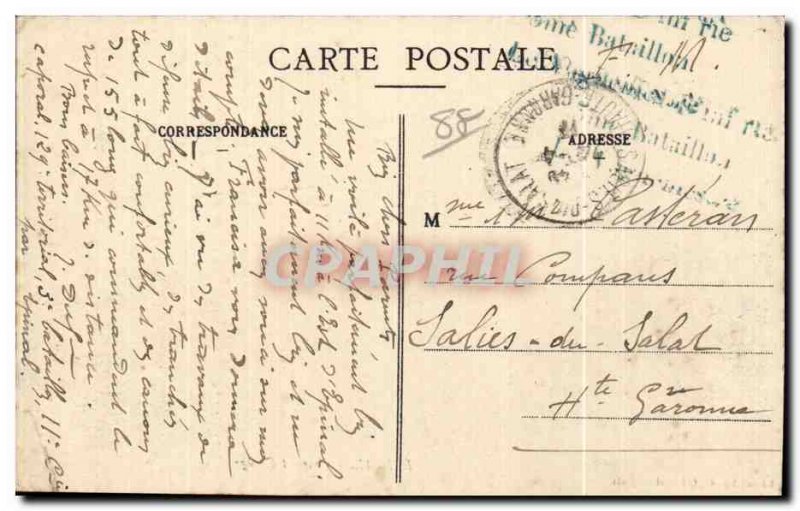 Old Postcard Epinal and College Courses