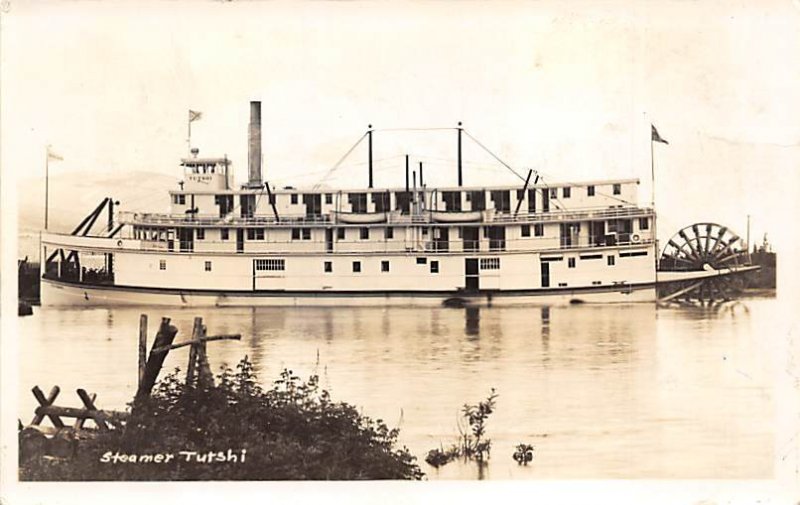 Steamer Tutshi Ferries & Paddle Wheels Ship Unused 