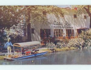 Unused 1950's CASA RIO RESTAURANT San Antonio Texas TX p6667-33