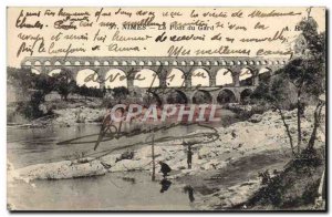 Old Postcard Nimes Pont Du Gard