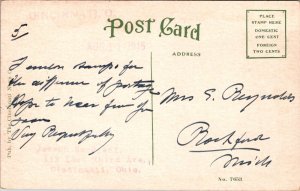 Postcard Lytle Park in Cincinnati, Ohio