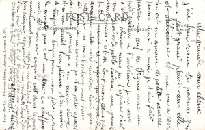 Easter Greetings Humanized Chicks Dog Cat in Egg vintage postcard  B924