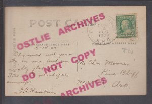 Rochester MINNESOTA RPPC 1909 INSANE ASYLUM State Hospital SOCIAL HISTORY MN