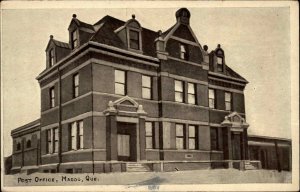 Magog Quebec PQ Post Office c1910 Vintage Postcard