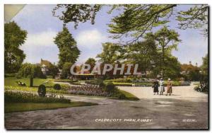 Postcard Old Caldecott Park Rugby
