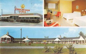 Santee South Carolina Carolina Moon Motel and Diner Vintage Postcard AA51422