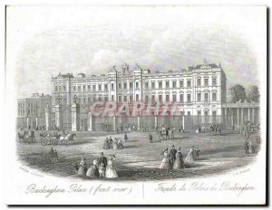 Great Britain Old Postcard Buckingham Palace (front view) Facade of the palac...