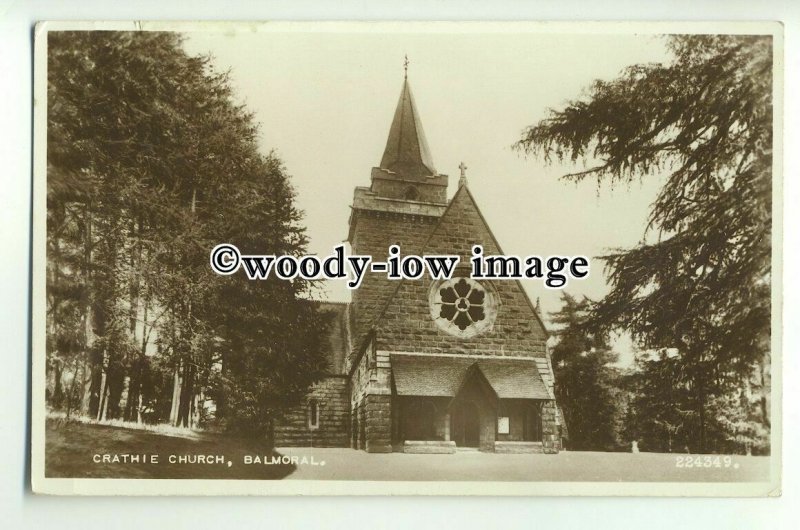 cu2028 - Crathie Church from the Front, in Balmoral - Postcard