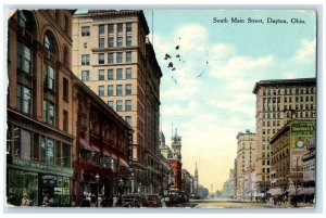 1910 South Main Street Exterior Store Building Dayton Ohio OH Vintage Postcard