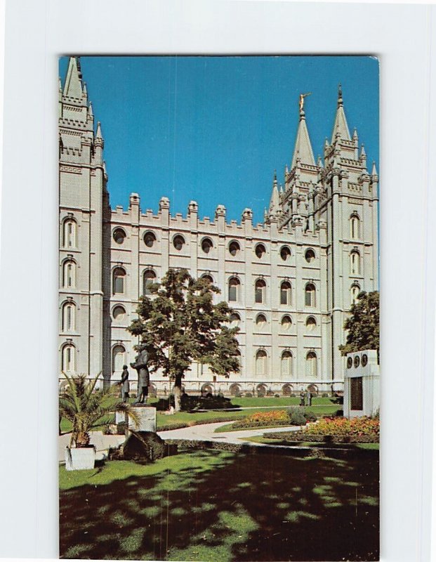 Postcard Salt Lake Temple, Salt Lake City, Utah