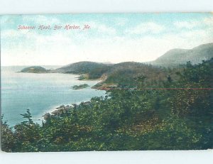 Divided-back NATURE SCENE Bar Harbor Maine ME AD7419